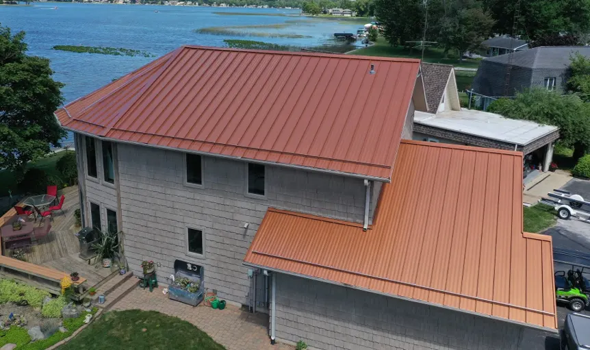 Commercial roof inspection documented in Trader's Point